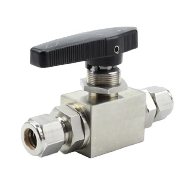 Válvula liga-desliga de bronze de aço inoxidável de alta pressão 2 3 vias com atuador pneumático