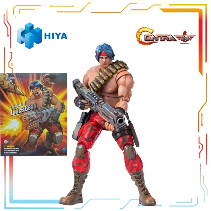 Haiya 1/12 Finished Movable Doll Handmade Contra Garuga Action Bill Lance Anime Character Model As A Holiday Gift for Friends