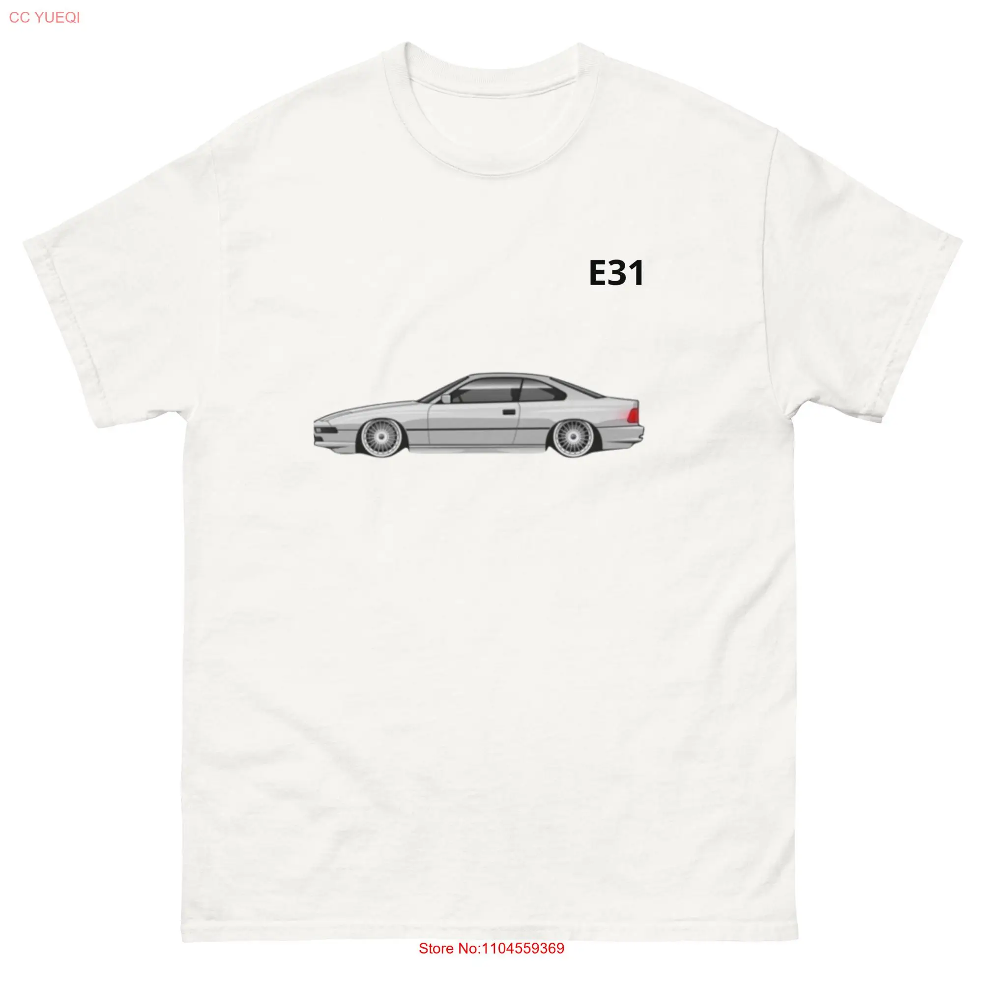 

E31 Автомобильная футболка Elegance в движении с длинными или короткими рукавами