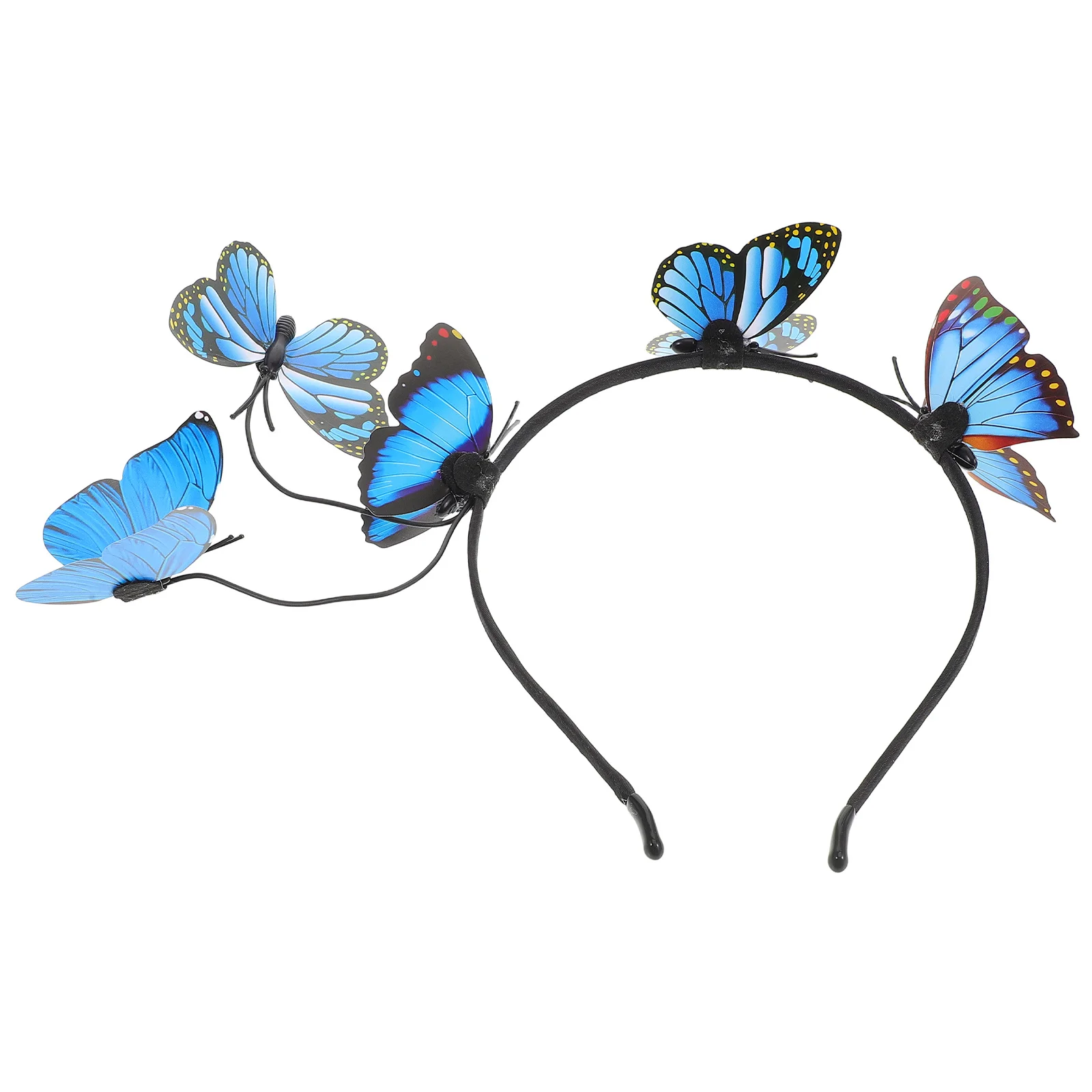 

Butterfly Headband For Women Stylish Hair Ornament Wedding Party Festival Tea Event Vintage Headwear Accessory
