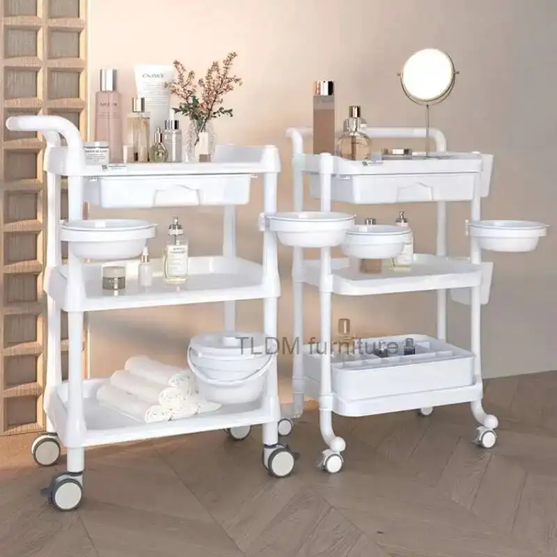 

Lash Spa Barber Salon Trolley Tattoo Tea Nails Beauty Salon Trolley Pedicure Make Up Chariot Coiffure Salon Furniture WKST