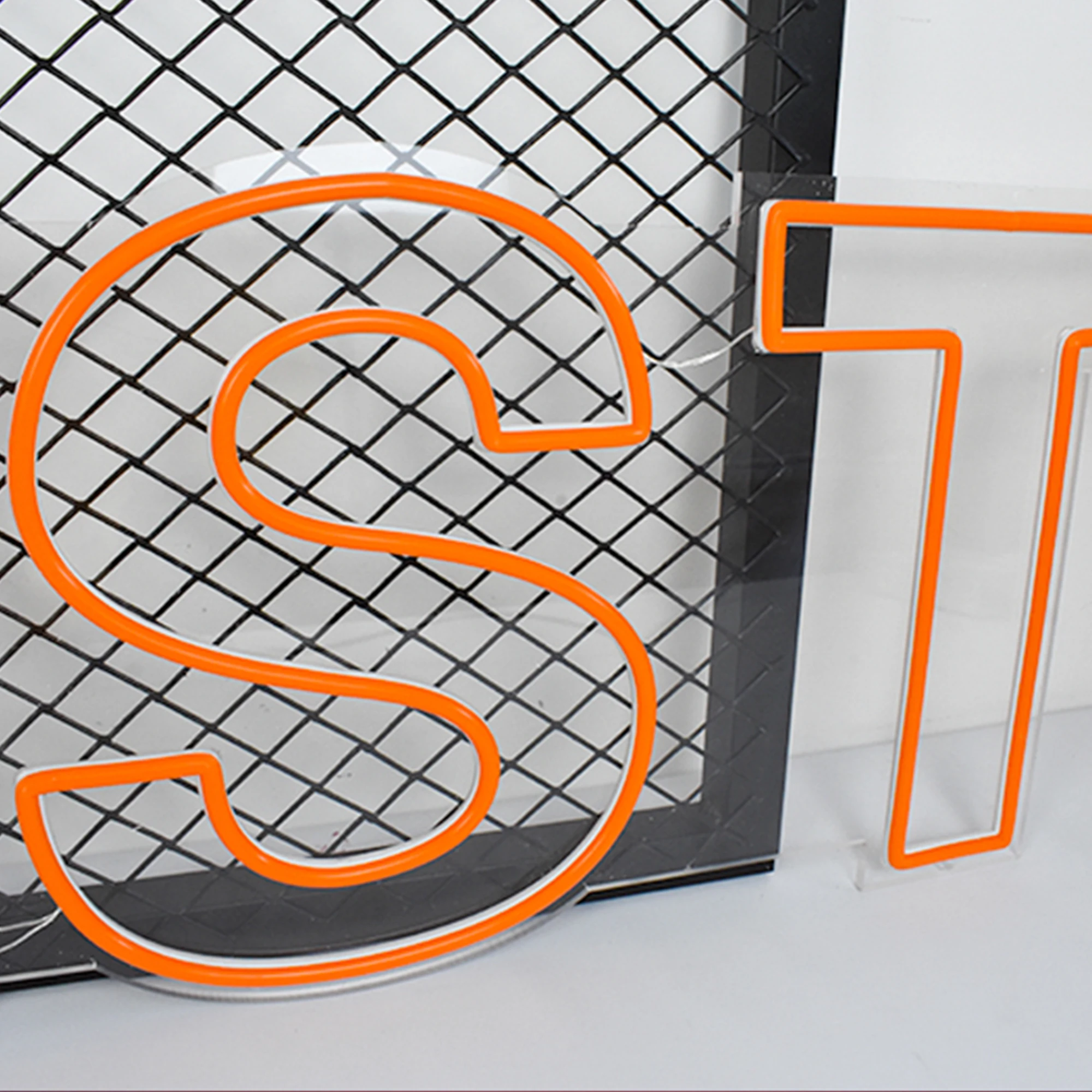 Imagem -06 - Comercial Flexível Acrílico Led Neon Sign Letters Back Wall Logo Interior Signage Lobed Painel Frontal Personalizado