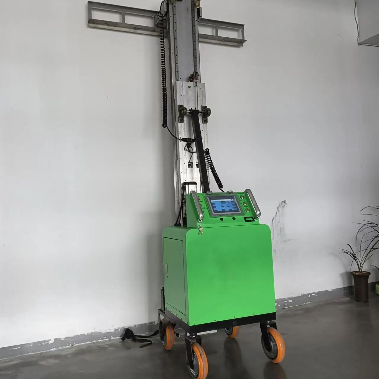 Smart Mortar Plastering Robot Machine for Fast Cement Wall Rendering Construction Labor Saving and High Efficiency Work