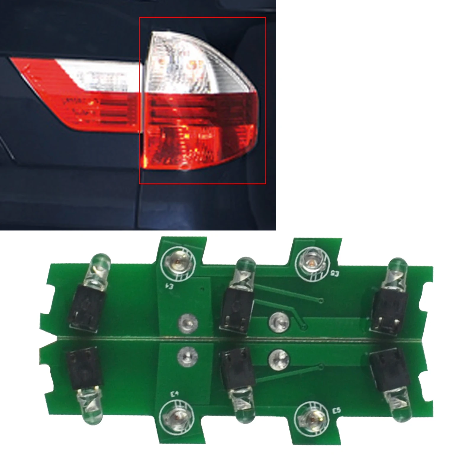 Car External Tail Light Repair Chip Boards Kit Left &right Universal 7162210 7162209 FOR BMW X3 E83 07-10  Car Accessories