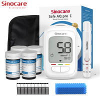 Sinocare Safe AQ Pro I Blood Glucose Meter Glucometer Kit Diabetes Tester Medical Blood Sugar Meter or Only Test Strips Lancets