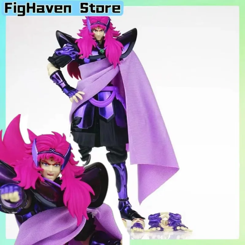 

JM.MST Purple Metallic Armored Warrior Multi Joint Movable Action Figure Model Anime Collectible Display Toy Gift For Fans