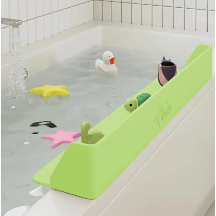 

Original PlayPad, Bathtub Splash Guard Play Shelf - Toy Tray Caddy Holder Storage - Suction Cups Attach to Bath Tub - No Mess W