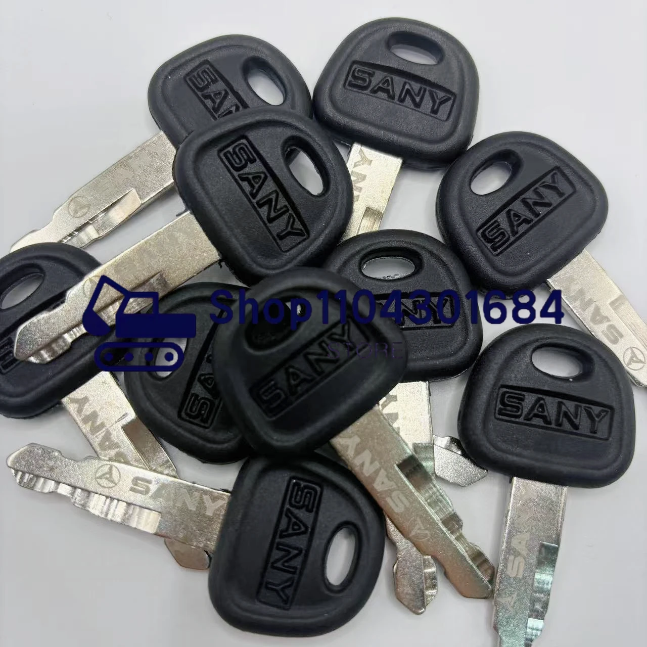 50Pcs Excavator Parts for Sany Excavator Bulldozer Loader 60022654 Heavy Equipment Ignition Key