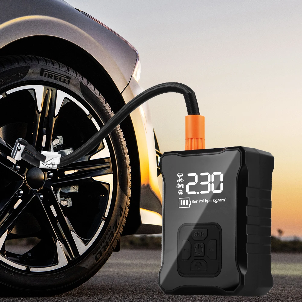 

Wired/Wireless Car Mounted Digital Display Inflation Pump Air PumpTire Inflator for Motorcycle Boat AUTO Tyre Balls 1PC