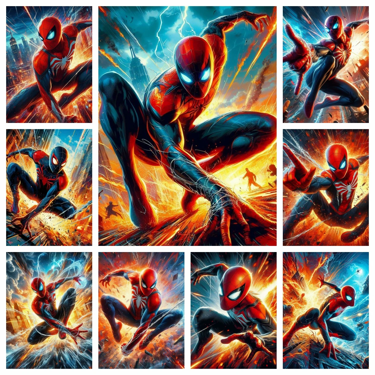 Marvel Spider Man 5D DIY Diamant Malerei Mosaik Superheld Kunst Kreuzstich Stickerei Strass Home Decor Kinder Geschenk