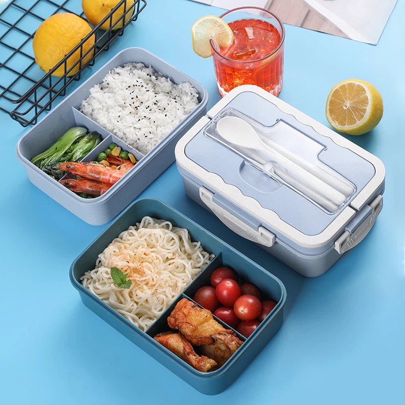 Adult Lunch Box Bento Box for Kids 1000ML Food Containers Microwae Heating Dishwasher , Lunch Bag