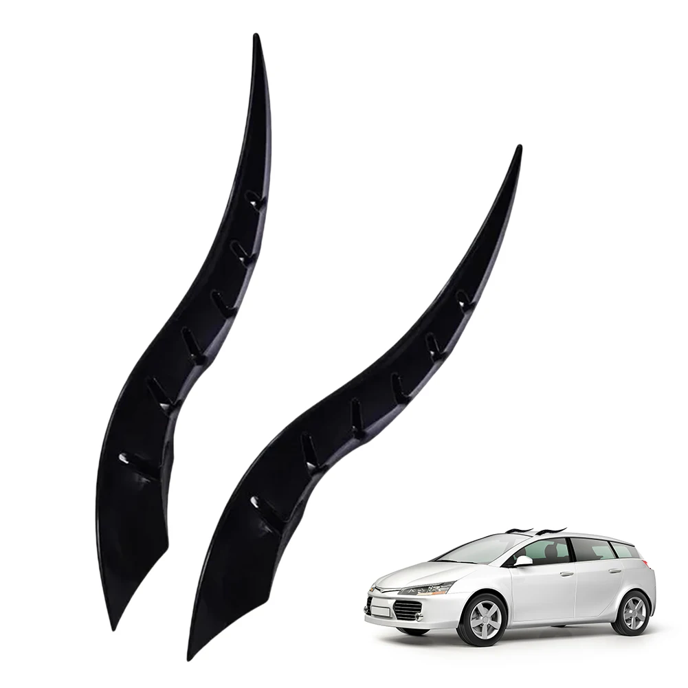 

1 Pair Car Roof Dragon Horn Modification Universal Auto Roof Decoration With High-Strength Stickers For SUV Sedan Hatchback Deco