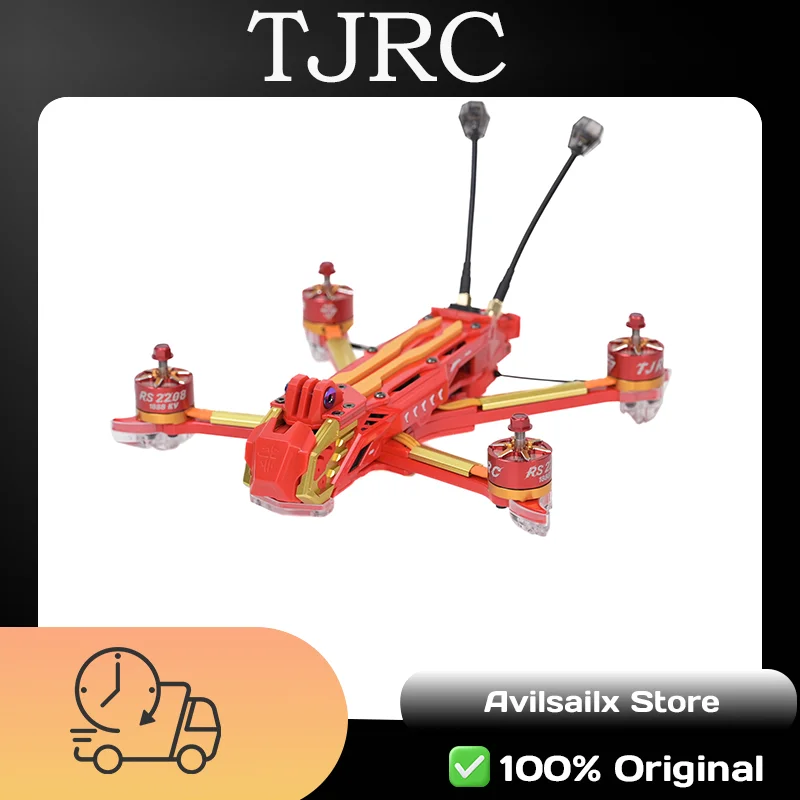 TJRC J5V2O4Pro FPV Drone Kit: O4 Pro Air Unit, Waterproof Ready, Cinewhoop Quadcopter