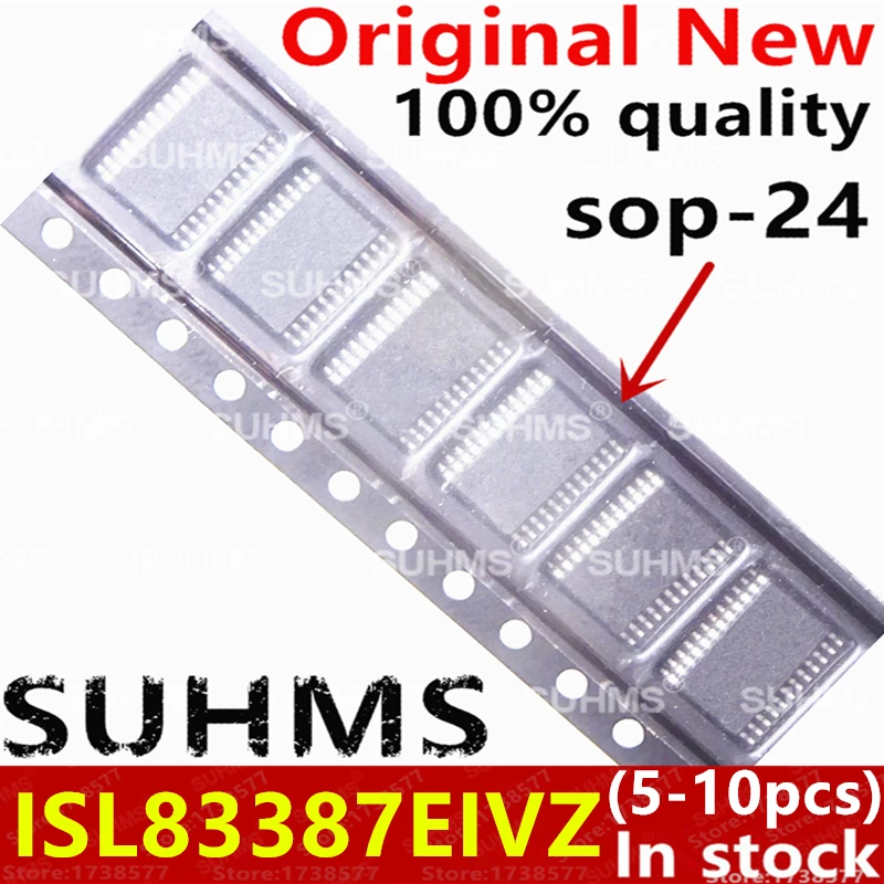 (5-10piece)100% New ISL83387EIVZ-T ISL83387EIVZ ISL83387 83387EIVZ sop-24