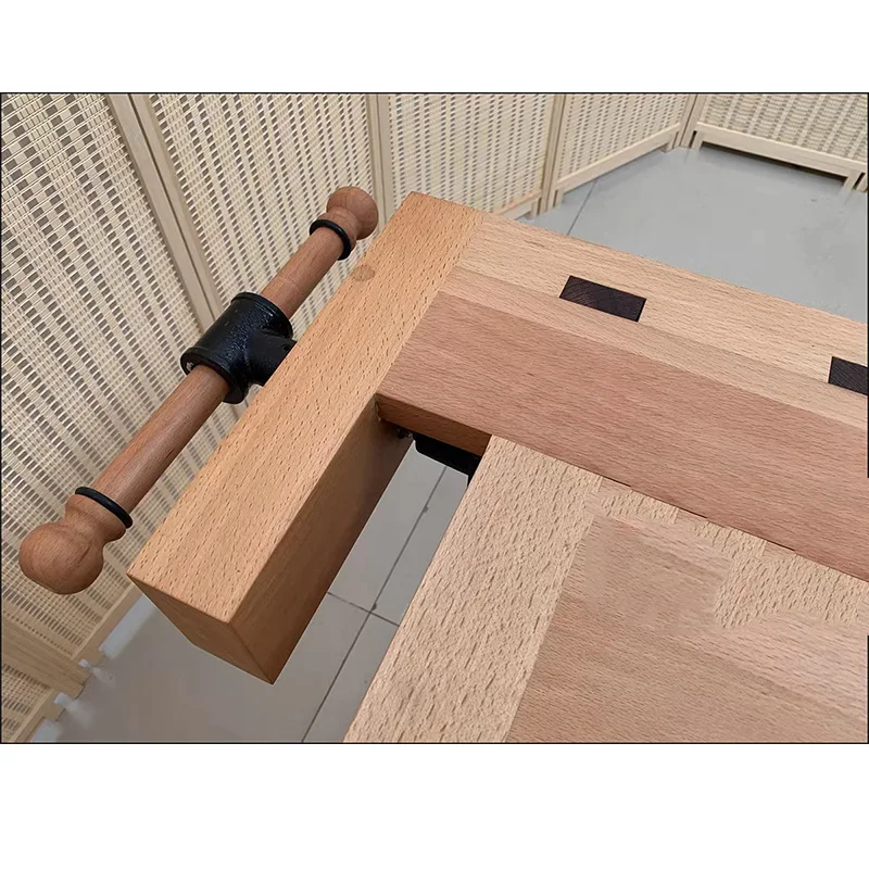 Woodworking table Multifunctional woodworking workbench Woodworking repair table DIY manual bench bench Beech solid wood