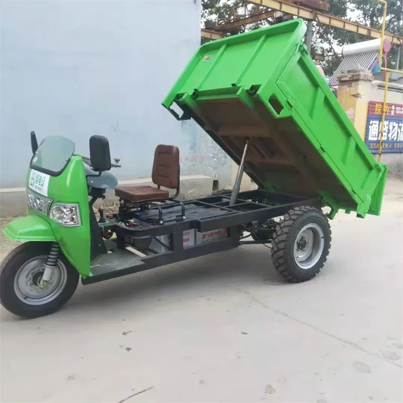 Hot salesEngineering Agricultural Tricycle Farm Diesel Tri-Bungee Construction Site Pull Goods Self-Unloading