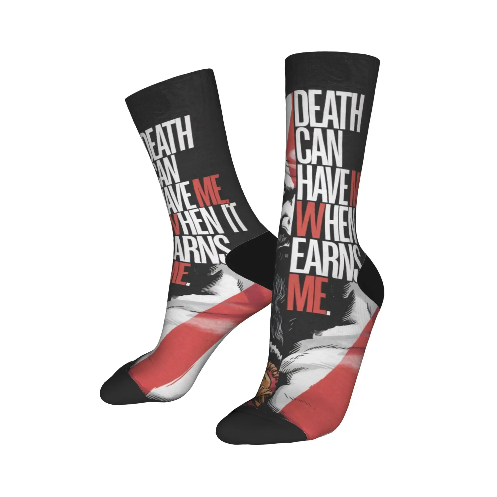 Kratos Socks God  War Games Korean Stockings Winter Non Slip Adults Men Socks Quality Design Running Sports Socks