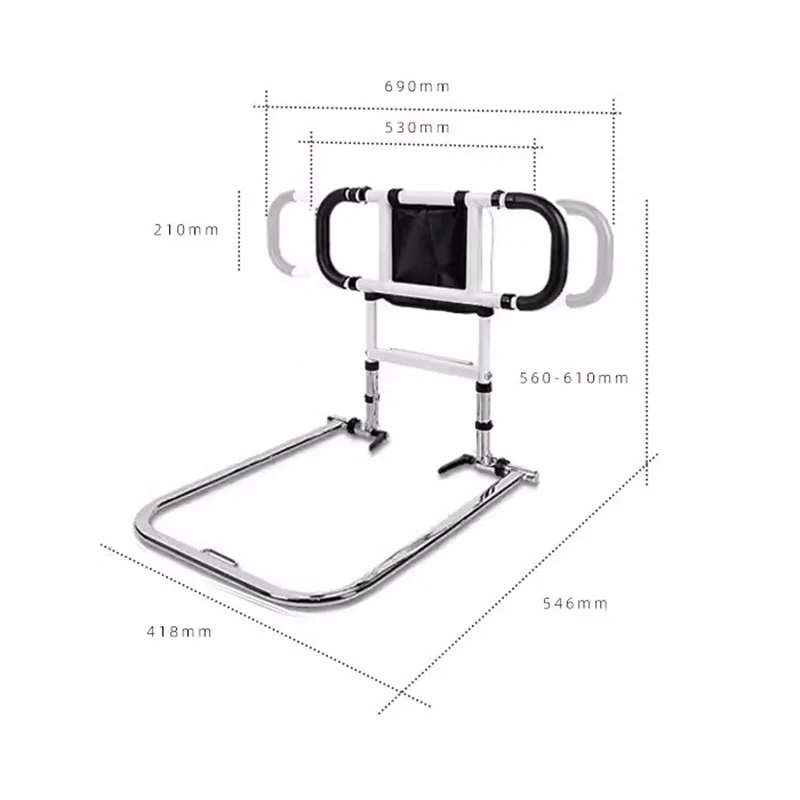 Corrimano da comodino per anziani corrimano per letto Senior ringhiera per letto vecchio letto Assist Rails muslimate Get Up Help Stand