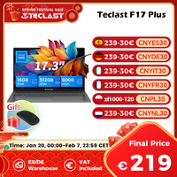 Teclast F17Plus 17.3 inch Laptop Intel N95 16GB RAM 512GB SSD Windows 11 Notebook 180° Flip Computer Backlit Keyboard mini-HDMI