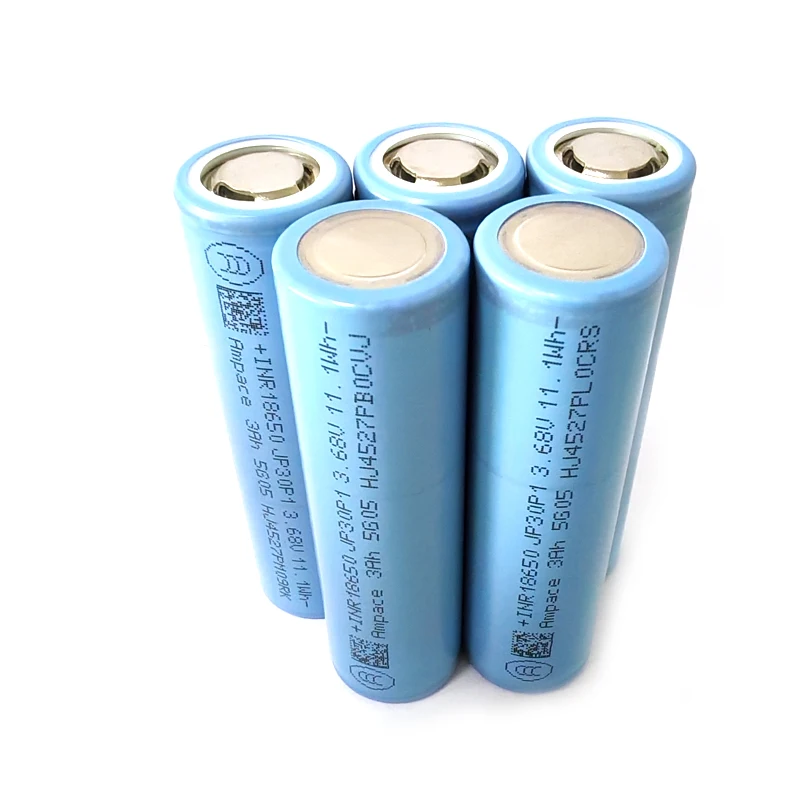 الأصلي الجديد Ampace JP30 18650 بطارية 3000mah 3.7V 36A بطاريات ليثيوم قابلة للشحن عالية استنزاف خلية Tabless ماكس Pluse 140A #3