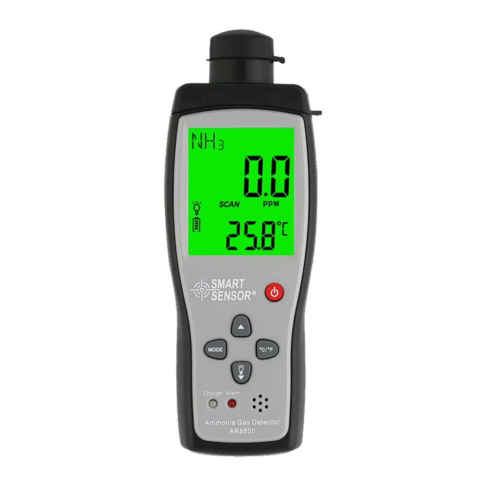 

High Quality Accurate AR8500 NH3 detector ammonia gas analyzer tester with Sound Light Alarm Li-battery