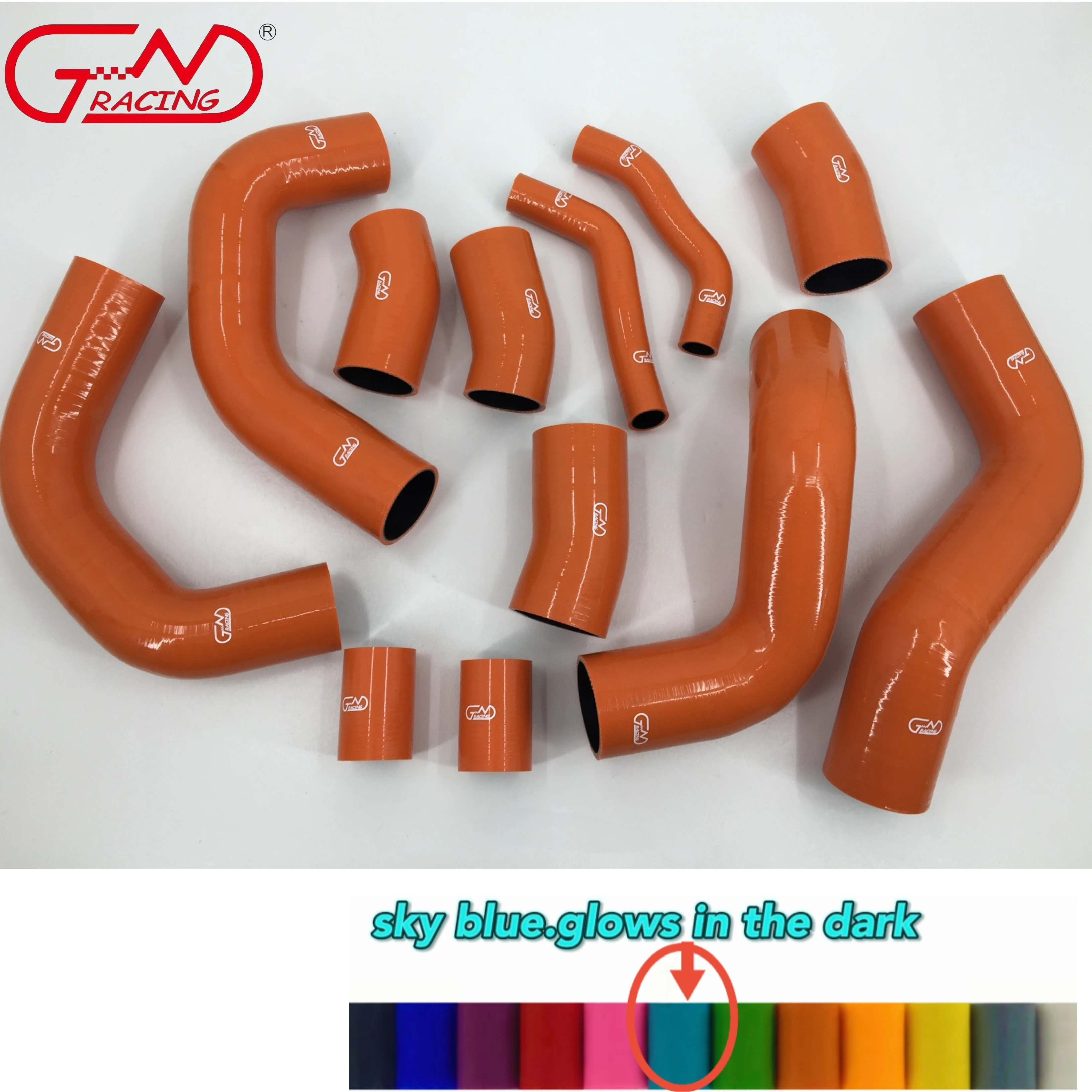 

JNRACING Silicone Hose For NISSAN Skyline GTR R35 turbo Intercooler hose KIT