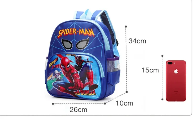 Disney Kids Cartoon Avengers Spider-Man Plecak tornister Tornister do szkoły podstawowej