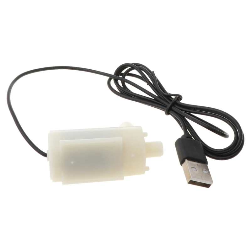 F92B USB Mini Bomba agua motoras con alimentación Fisionarios Aquario Mini Micro Fuente Bomba