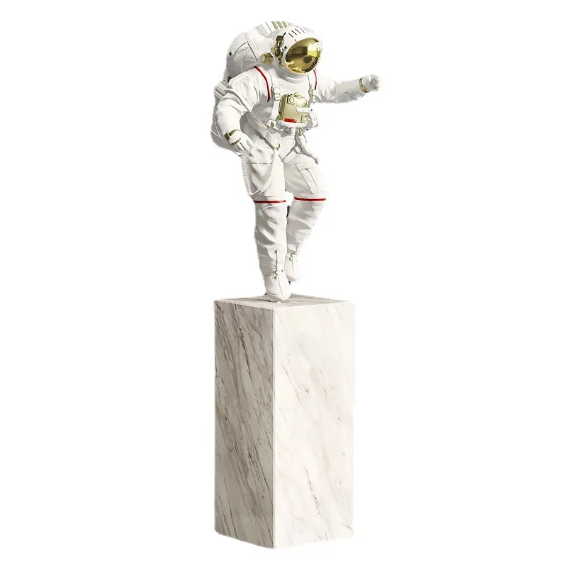 

Astronaut floor ornament, living room, large, astronaut, light luxury and high-end, marble, office housewarming