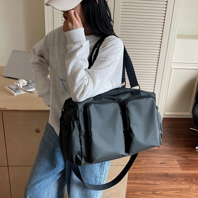 

Travel Duffel Bag Large Storage Outdoor Sports Business Trip Commuting Camping Shoulder Crossbody Bags Women Gym Yoga Handbag