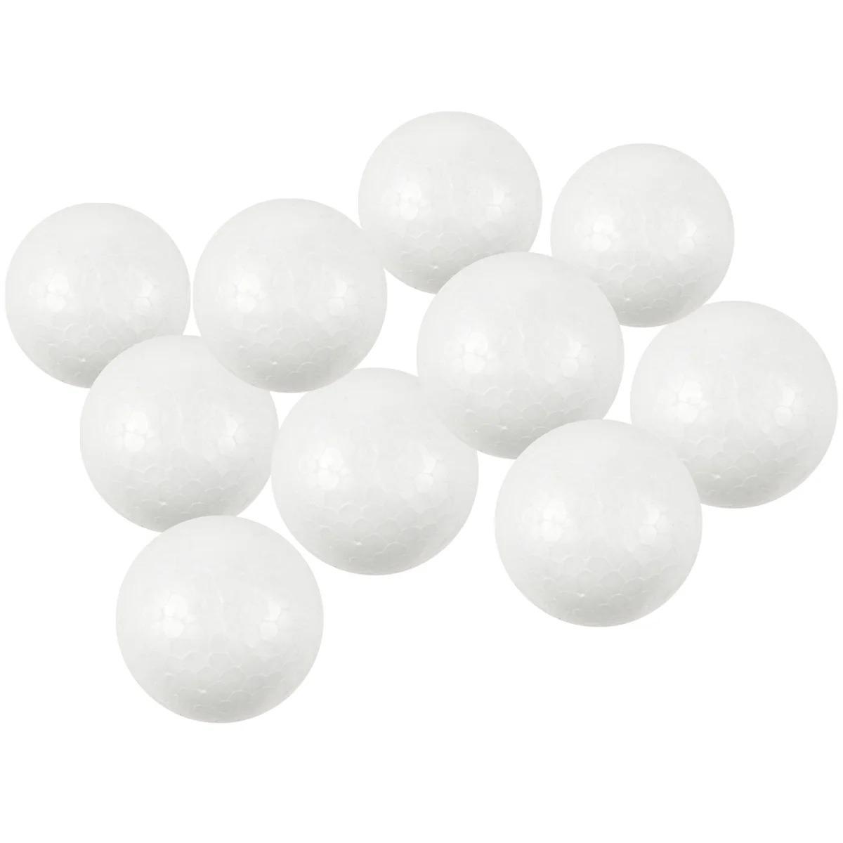 A72P 40 X Modelling Craft Polystyrene Foam Ball Sphere 6cm---White