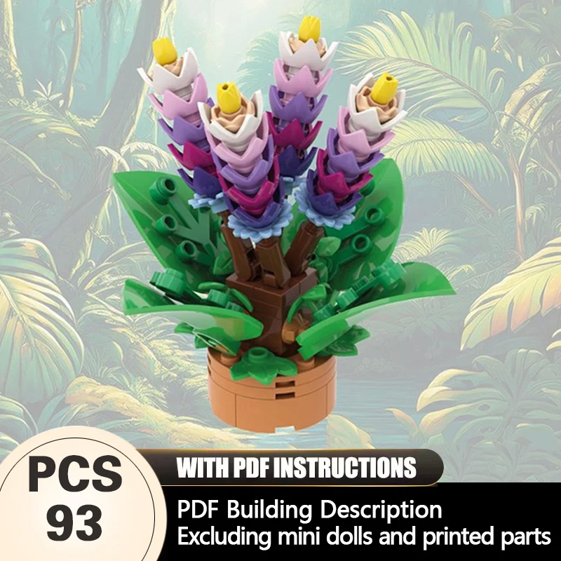 

Creators Plant Series Model MOC Building Bricks Speedwell Plant Modular Technology Gifts Holiday Assemble Children Toys Suit