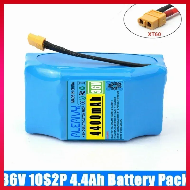 

Genuine 36V 4.4Ah 10s2p Battery Packs Rechargeable Lithium Ion Battery for Electric Self Balancing Scooter HoverBoard Unicycle