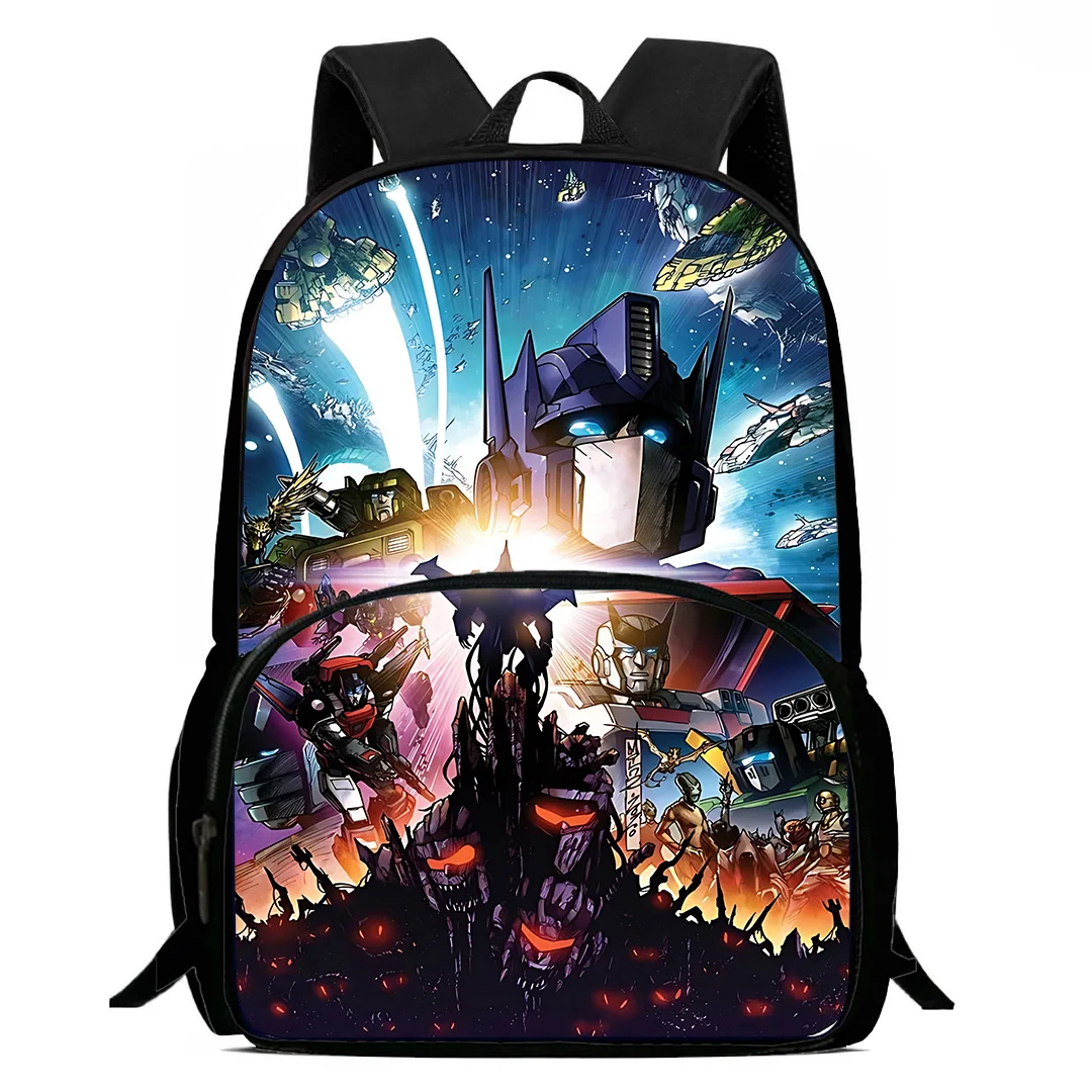 Transformers G1 Car Robot Kid Backpacks Boy Girl Student Birthday Gift Child School Bag Large Capacity Camping Durable Rucksack