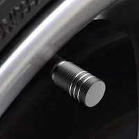 4Pcs/Set Universal Aluminum Alloy Car Tire Valve Cap Dust Cover Car Tire Valve Stem Caps For Audi Lexus Volkswagen BWM Tesla Car 3