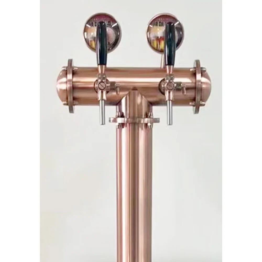 

T Form Bronze Bier Turm Mit 2 Wasserhähne