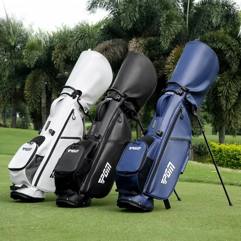 Custom Luxury Lightweight Waterproof PU Leather Stand Golf Bags for Men and Women Wholesale