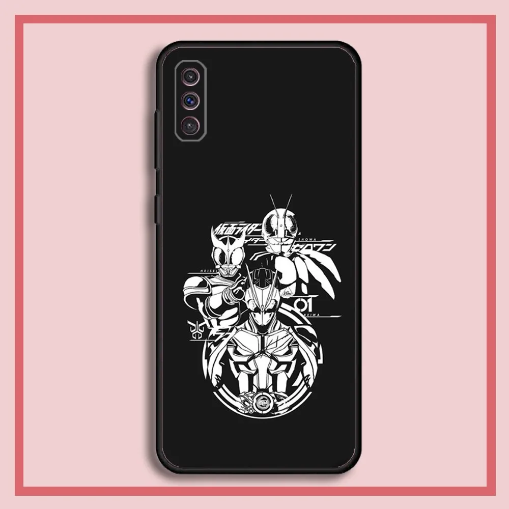 Masked Rider Kamen Rider Phone Case For Samsung S23,23,22,30,21,10,9,Note20 Ultra,Lite,Ultra,5G,Plus,FE,Black Soft Case