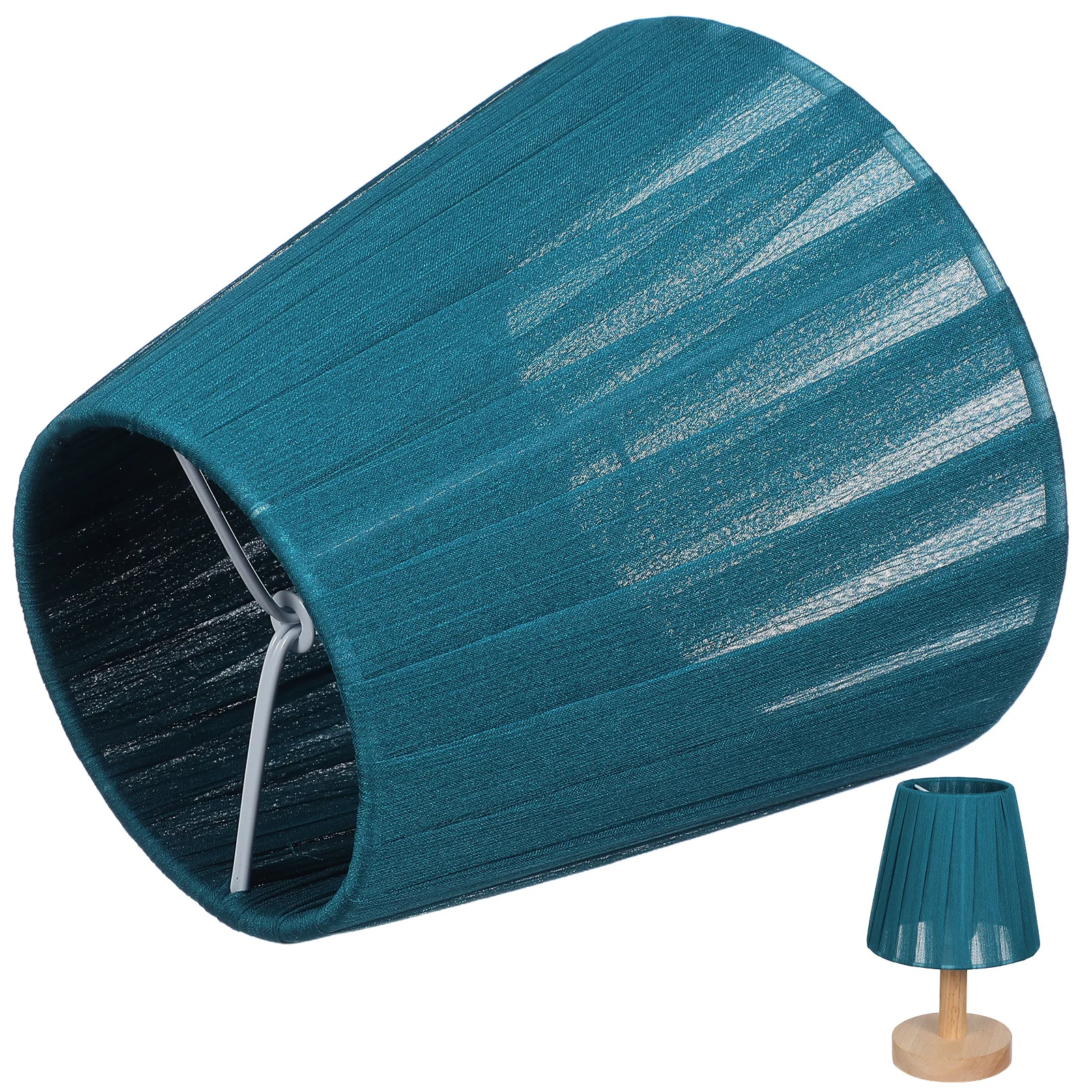 

Cloth Art Lamp Shade For Home Decor Bedroom Living Room Study Office Durable Dust-Proof Light Cover Soften Bright Eye