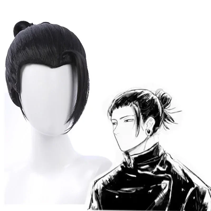 Anime Jujutsu Kaisen Cosplay Jujutsu Kaisen Gojo Satoru Geto Suguru Cosplay Costume Anime Uniform Halloween Party Costume Wigs