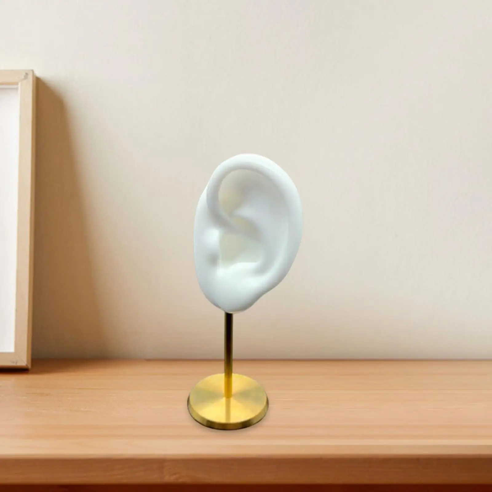 

Подставка для сережек, модель уха, держатель-гвоздик, настольный декор на день рождения