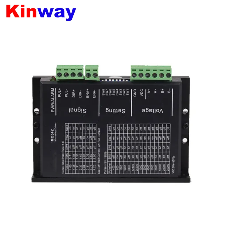 Kinway 2 phase digital Nema23 MC542E Step driver for nema23 stepper motor