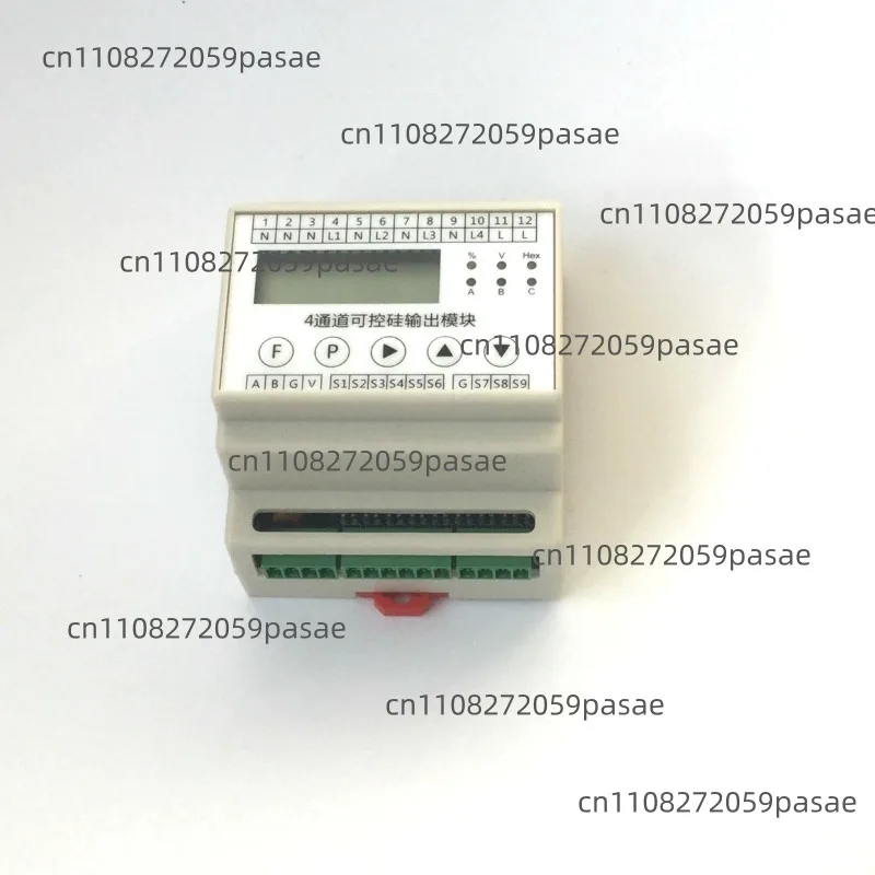 4-Channel Thyristor Dimming Module LCD Display RS485