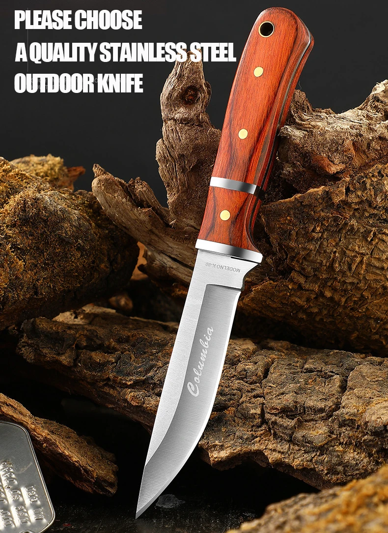 Manufacturer Wholesale Hot Sale Sharp Stainless Steel PP Handle Paring Knife Small Kitchen Fruit Knife Cut Fruit Outdoor Camping