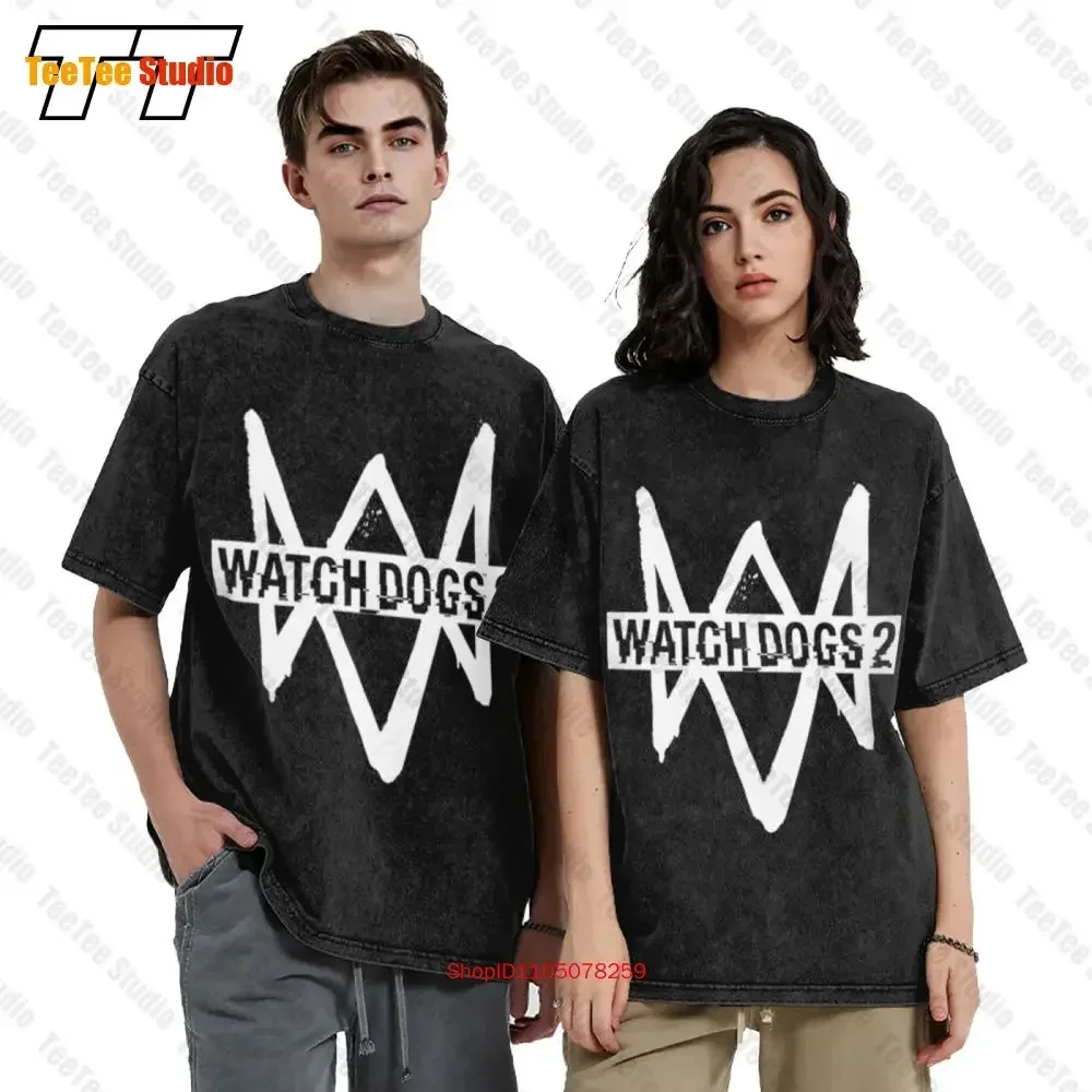 Watch Dogs 2 Logo New New Ps4 Xboxblack Unisex T-Shirt SNTI  Oversized
