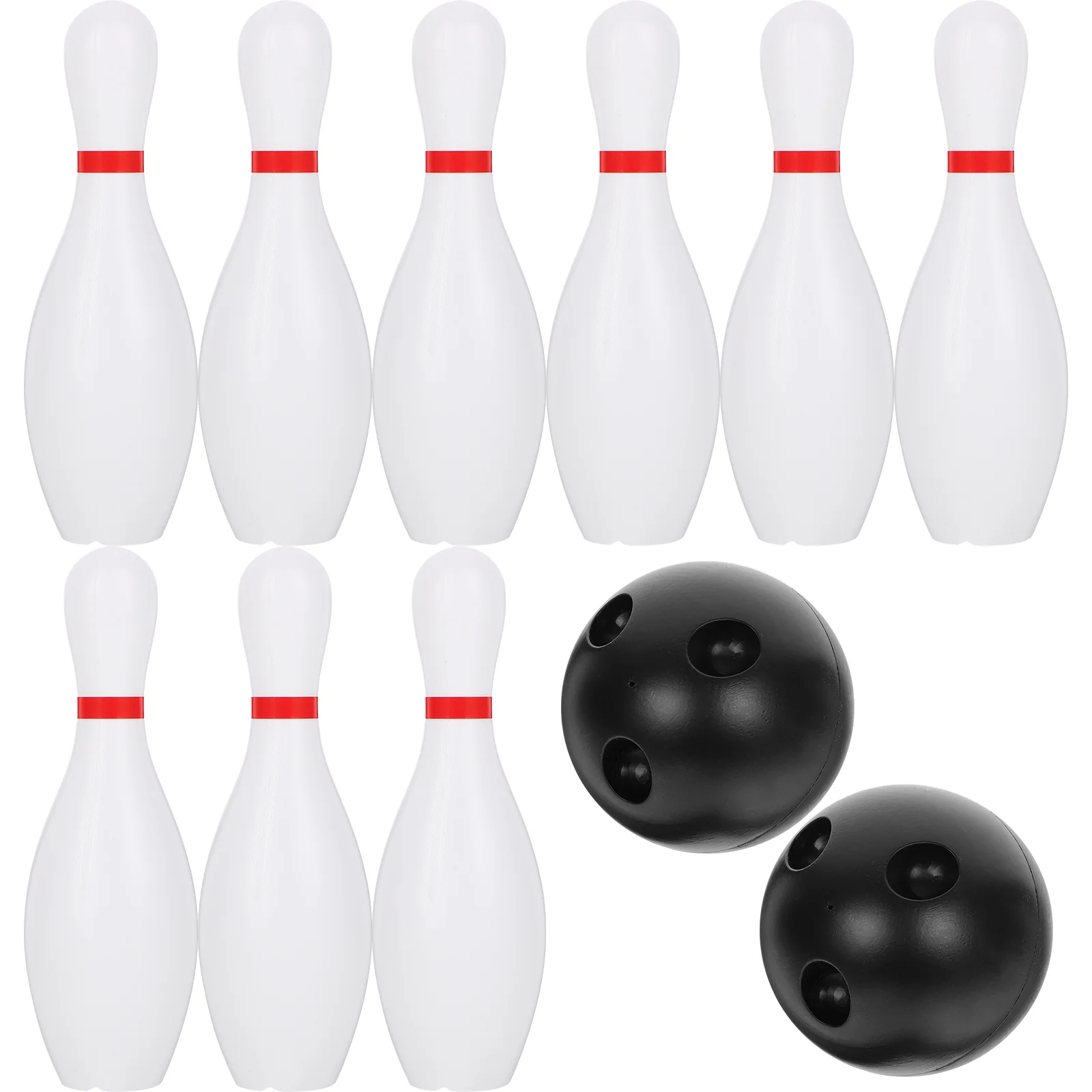 Ensemble de bowling en plastique IkPlastic pour enfants, boules de bowling, jouets de sports d'intérieur et d'extérieur, 1 ensemble