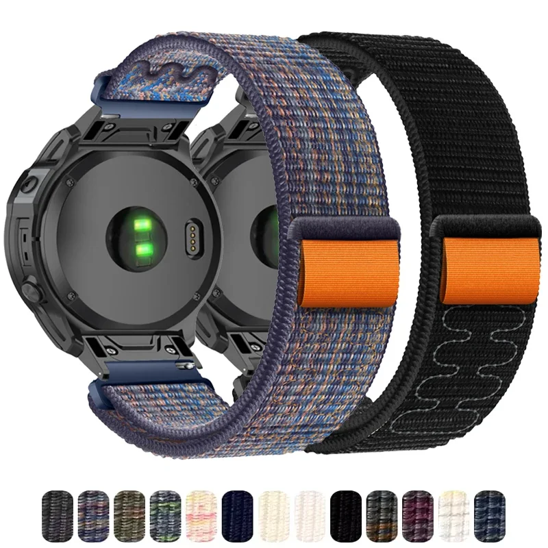 

Нейлоновый ремешок с быстрой посадкой 22 мм 26 мм для Garmin Fenix 8 7 7X 6X Pro/Epix Pro Gen 2 51 мм 47 мм/Fenix6 5Plus 5XPlus Плетеный ремешок для часов