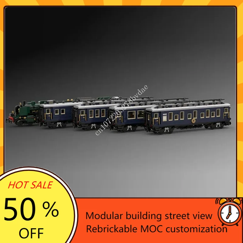 

4899 шт. MOC Orient Express Train Set Экспресс-модель локомотива на заказ головоломка DIY Сборка Технология Образовательные наборы Игрушки Подарки