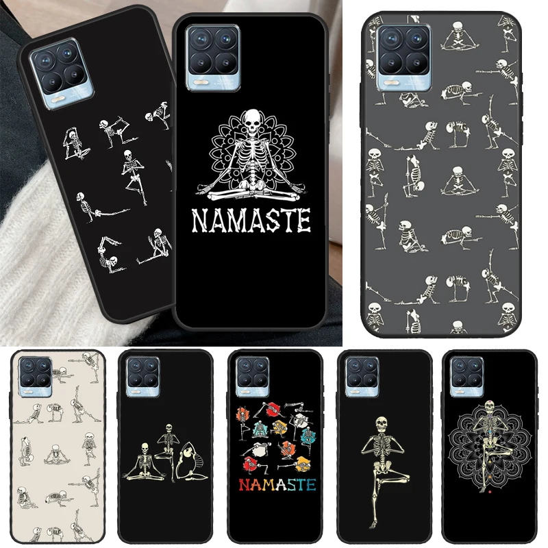 Skeleton Yoga Case For OnePlus 10 9 Pro 8T 9R Nord2 Cover For Realme GT Neo 2 3 GT Master 8i 9i 8 Pro