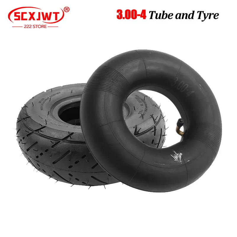 3.00-4 Tyre Inner Tube Fits Electric Scooter Mini 2 Stroke Quad ATV Motor Bike Parts 10*3 Inch ( 260x85'' 300-4 10''x3'' ) Tire